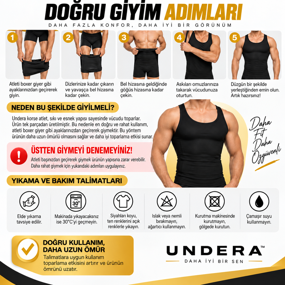 Undera™ Erkek Toparlayıcı Atlet