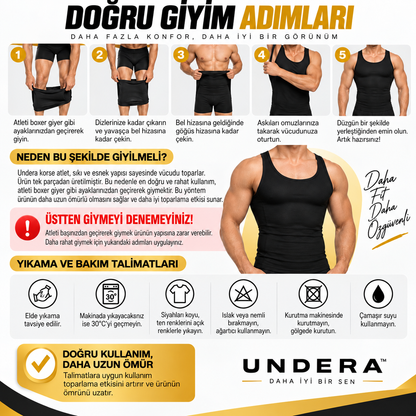 Undera™ Erkek Toparlayıcı Atlet