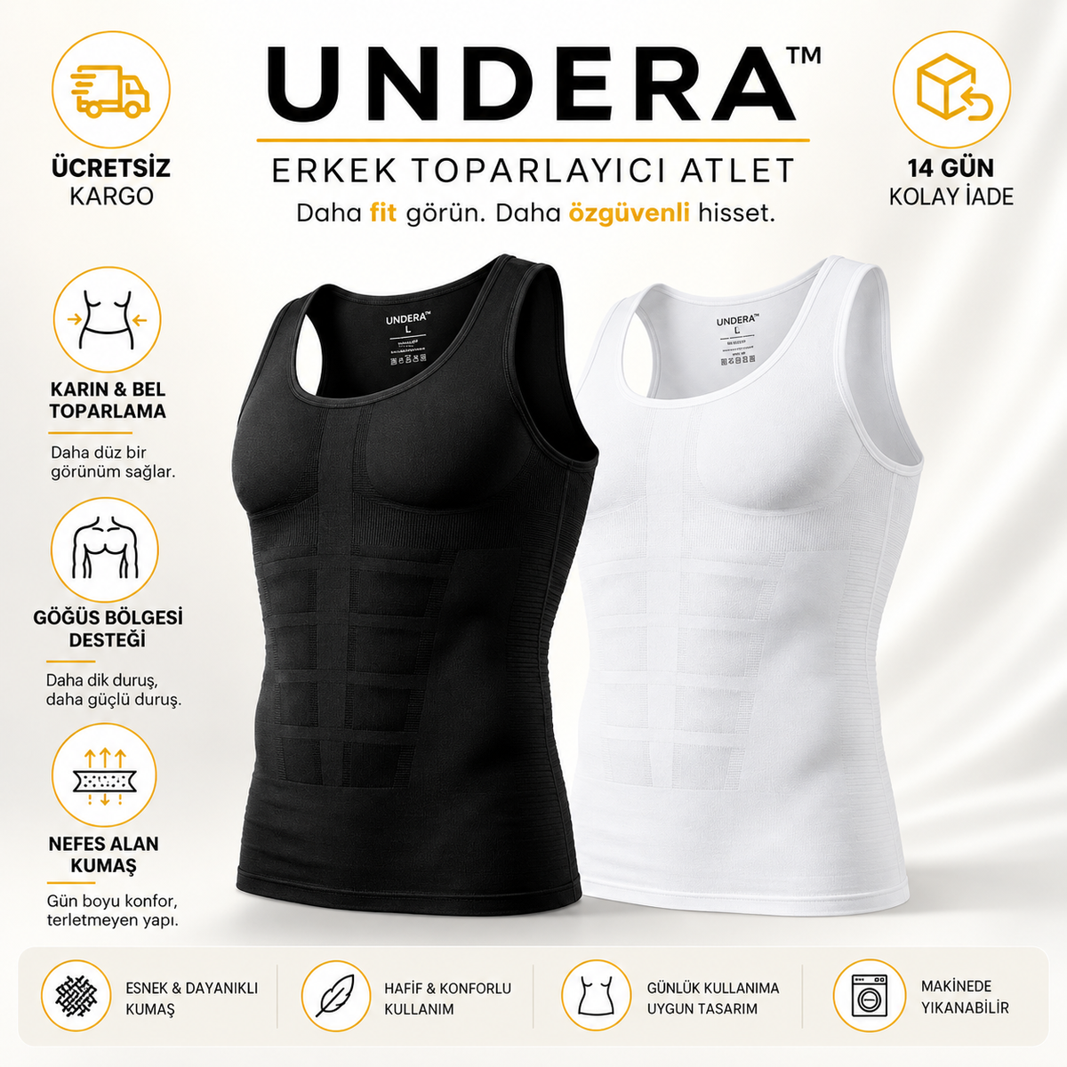 Undera™ Erkek Toparlayıcı Atlet